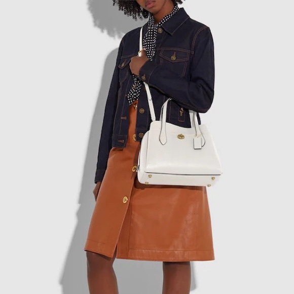 Coach Lora Carryall 30 Satchel Crossbody - Picture 12 of 12